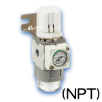 Reguladores de filtro FRZ (rosca NPT, medidor psi) 